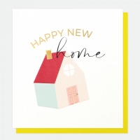 Happy New Home Greeting Card by Caroline Gardner